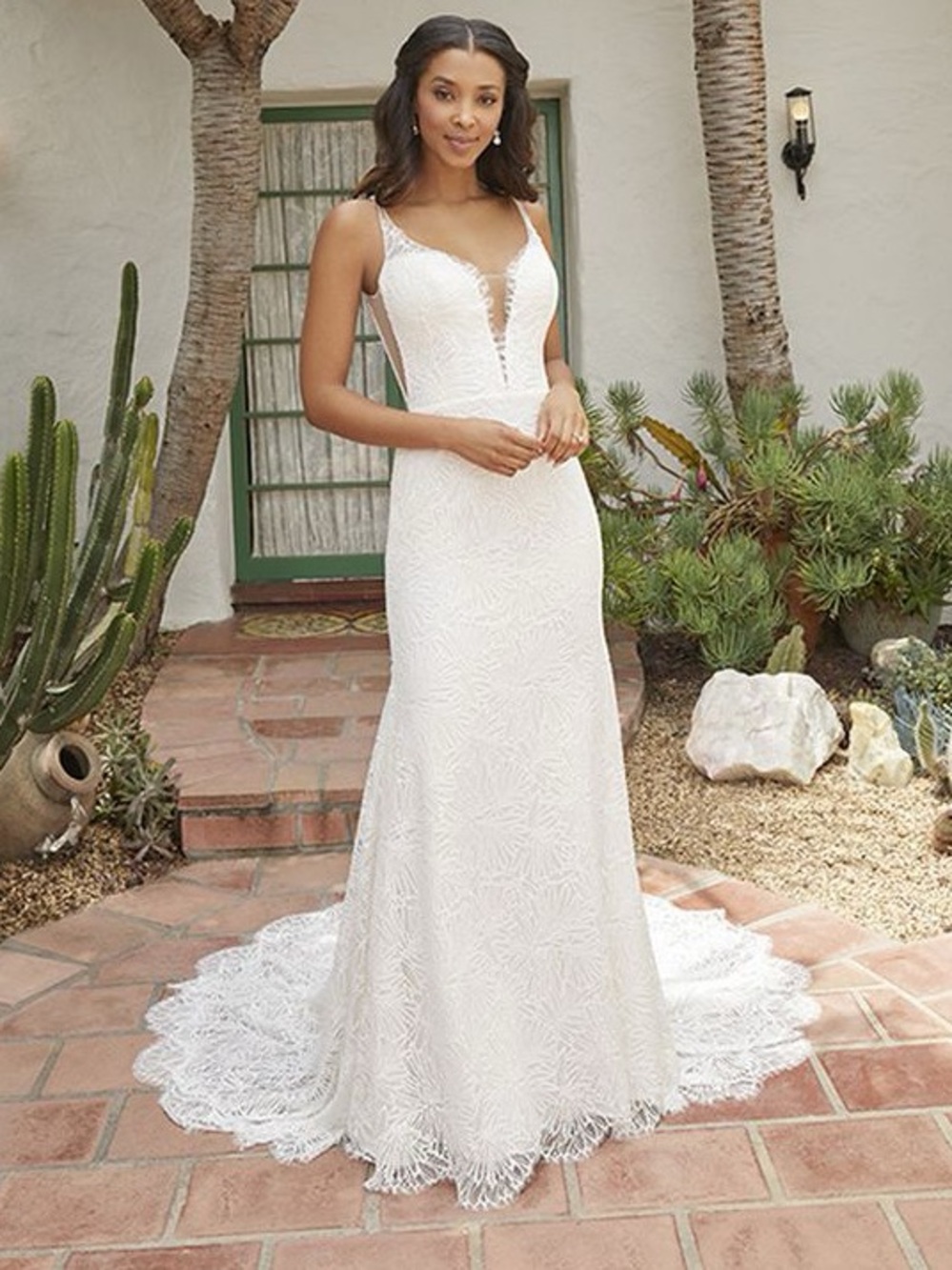 Beloved by Casablanca Bridal BL381 River gown. Ivory, Sorbet, Ivory